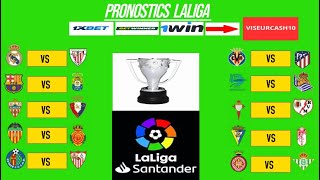 pronostic liga espagnol Les 10 meilleurs pronostics LIGA 20232024 [upl. by Ailefo]