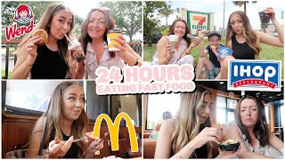 24 HOURS Eating ONLY American Fast Food [upl. by Adrian]