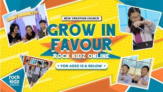 Grow In Favour  Rock Kidz Children’s Lesson  New Creation Church [upl. by Alexandrina]