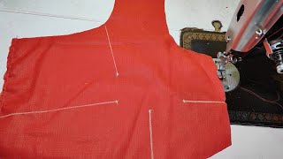 Simple blouse stitchingblouse cutting and stitching trending [upl. by Magdalena]