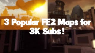 FE2 CM  3 Popular Community Maps for 3K Subscribers Mesosphere Era Tides and Mystifying Lair [upl. by Lochner]