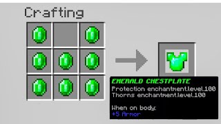 Minecraft UHC but you can craft armor out of any item [upl. by Ardnnaed]