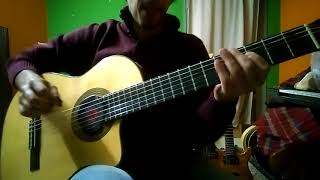 Chick Corea  Armandos Rhumba solo acoustic guitar [upl. by Enylrac]