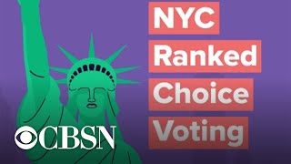 New York Citys rankedchoice voting explained [upl. by Arratahs569]