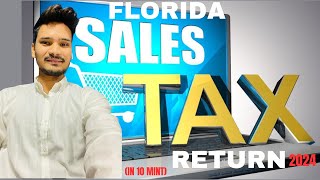 How To File Florida Sales TaxHow To File Sales Tax Return Online Florida DR 15 STEP BY STEP In 2023 [upl. by Eenaej]