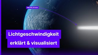 Lichtgeschwindigkeit amp Schallgeschwindigkeit Verständlich Erklärt und Visualisiert [upl. by Yessak]