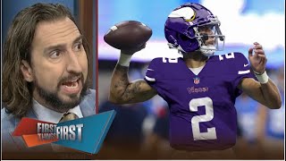 FIRST THINGS FIRST  Nick reacts to Vikings sign QB Matt Corral after placing JJ McCarthy on IR [upl. by Auliffe]