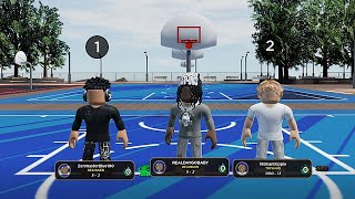 My New ROBLOX BASKETBALL GAME JUST DROPPED 3V3 COURTS amp IT WAS FUN AF [upl. by Aonehc208]