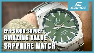 Unboxing The Casio Edifice EFRS108D3AVUEF [upl. by Ycnej]