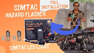 SIMTAC HAZARD FLASHER  FOR CLASSIC 350 BS6  SIMTAC FLASHER V60 [upl. by Ebocaj]