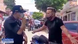 🚨 Un venezolano malcriado se resiste a una intervención policial quotVenezolanos en el Perúquot [upl. by Esimorp515]