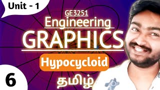 Hypocycloid in Tamil Engineering Graphics GE3251 Anna University Syllabus in Tamil [upl. by Settle]