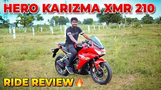 Hero Karizma XMR 210 Ride Review Tamil  Onroad Price   Mileage   Top Speed [upl. by Idhem]