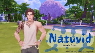 Natuvid  Natural amp Vibrant preset for GshadeMade for gameplay SIMS 4 [upl. by Benedix]