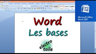 Initiation Word  Les bases linterface linsertion dimage les raccourcis [upl. by Free]