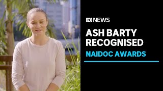 Ash Barty named Person of the Year at 2022 NAIDOC awards  ABC News [upl. by Lorianna716]