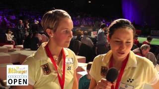 Bitburger Open DamendoppelFinale 2012 mit Birgit Michels und Johanna Goliszewski [upl. by Hajed602]