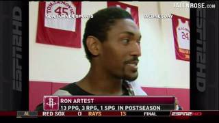 Ron Artest says Brandon Roy better player than Kobe [upl. by Irrahs]