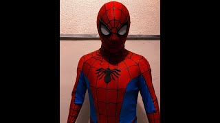 MI DISFRAZ DE SPIDERMAN PARA HALLOWEEN 🎃 SPIDERMAN COSPLAY [upl. by Pitarys]