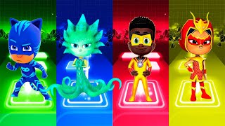 CatBoy 🆚 Octobella 🆚 Newton Star 🆚 An Yu  the Dragon Girl  PJ Masks 🎶 Tiles Hop EDM Rush [upl. by Siward87]