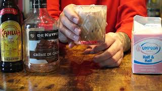 De Kuyper Creme de Cacao White Russian [upl. by Atneuqal]