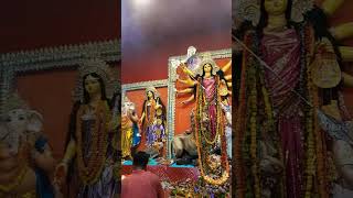 Maa Durga Sode Pur South Kolkata shortfeet durgapuja good morning [upl. by Ayokal]