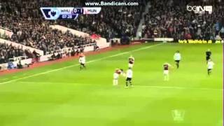 Wayne Rooney Amazing Goal 01  West Ham United vs Manchester United Premier League 22032014 HD [upl. by Vina528]