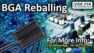 BGA IC Reballing Process  How to do BGA Reballing [upl. by Sedgewick]