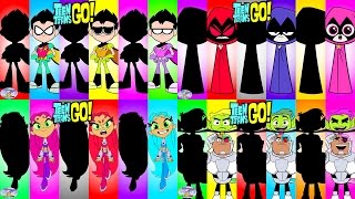 Teen Titans Go Transforms Raven Starfire Color Swap Compilation Surprise Egg and Toy Collector SETC [upl. by Nnaharas]