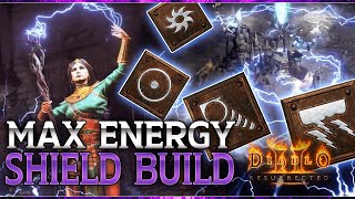 Pure Energy Shield Sorceress  The META for the SORC HAS SHIFTED   Diablo 2 Resurrected [upl. by Marlane439]