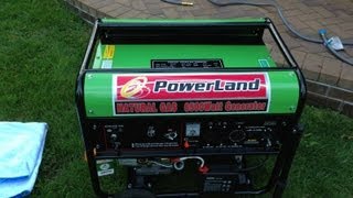 Powerland Portable Natural Gas Generator 6500 Watt [upl. by Sylas966]