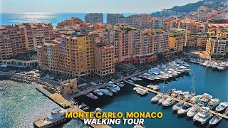 Walking tour of Monte Carlo Monaco in 4K HDR  Explore the Playground of the Rich and Famous 🇮🇩🏎️💸 [upl. by Aihsotan]