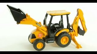 JCB MIDI CX Backhoe Loader Bruder 02427  ブルーダー MIDI CX バックホールランド  Muffin Songs Toy Review [upl. by Lud823]