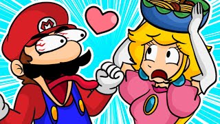 SMG4 Mario meets Princess Peach [upl. by Naesed578]