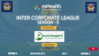 mHealth Inter Corporate League  Season 5  ground1  Day 1 [upl. by Aldon]