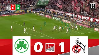 Greuther Fürth gegen 1 FC Köln 01  2 Bundesliga 202425  Spielen Höhepunkte [upl. by Gearalt]