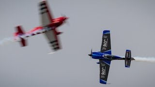 The Firebirds  Rob Holland and Jack Knutson Formation Aerobatics  Battle Creek Airshow 2015 [upl. by Ettevad]