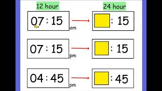 Home Learning 5 Y4  24 Hour Clocks [upl. by Radcliffe]