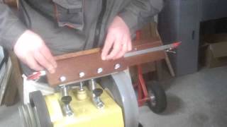 Affutage lame RaboDegau Tiger 2500  Jointer Blade sharpening [upl. by Vincent]