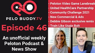 Pelo Buddy TV Episode 46  Peloton Video Game Lanebreak Insurance Partnership Community Challenge [upl. by Suivatram]