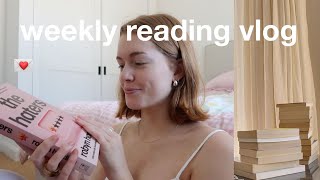 weekly reading vlog 📖 big reading updates amp book stamps [upl. by Musetta591]