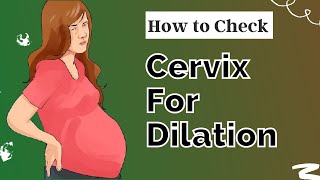 How to Check Your Cervix for Dilation 4 Easy Steps [upl. by Adiaj369]