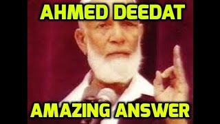 Ahmed Deedat Answers quotCorruption in Bible or Quranquot [upl. by Uahc854]