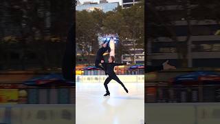 Filming Oona amp Gage Brown iceskating in Bryant Park is a holiday tradition [upl. by Voorhis639]