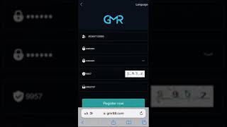 GMr app Registration tutorial  gmr online earning money [upl. by Leidgam]