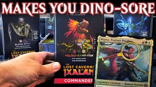 Velociramptor MTG Commander box opening Lost Caverns of Ixalan [upl. by Aneelas]