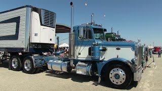 Peterbilt 359 And A SpreadAxle Reefer Trailer At Greens RV World Yuma Arizona  March 25th 2023 [upl. by Doggett]