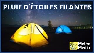 Pluie détoiles filantes pour le début dannée [upl. by Maillw]