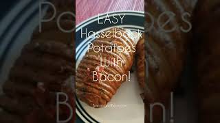 Easy Hasselback Potatoes Recipe Shorts [upl. by Gordy]