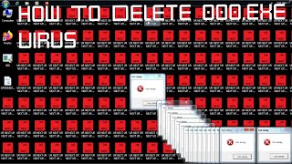 How To Delete 000 exe Virus [upl. by Ellirpa]